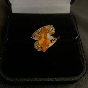 14k gold overlay ring size 6.5